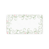 Redbud Swirl-kerstcadeautjes Labels (Voorkant)