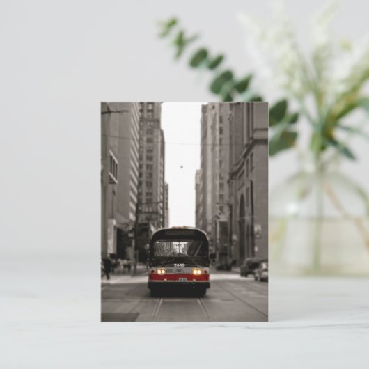 redbus briefkaart (Staand voorkant)