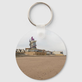 Redcar Beach and Beacon Sleutelhanger