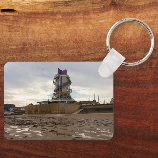 Redcar Beach and Beacon Sleutelhanger (Voorkant)