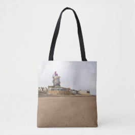 Redcar Beach and Beacon Tote Bag