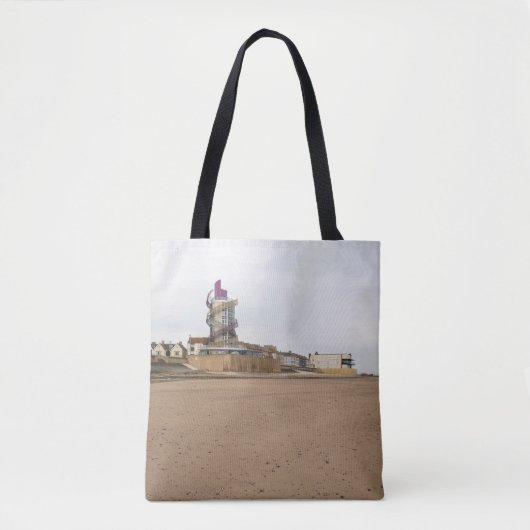 Redcar Beach and Beacon Tote Bag (Voorkant)