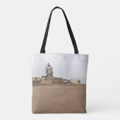 Redcar Beach and Beacon Tote Bag (Achterkant)