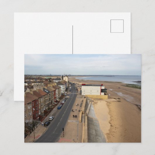 Redcar Beach from the Beacon Briefkaart (Voorkant / Achterkant)