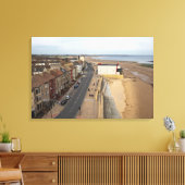 Redcar Beach from the Beacon Canvas Afdruk (Insitu (Woonkamer))