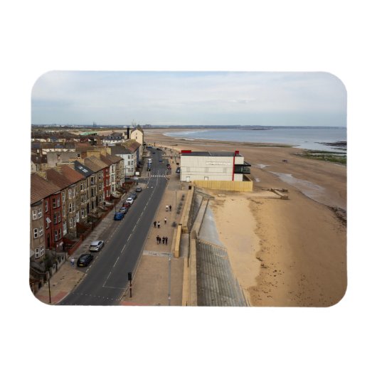 Redcar Beach from the Beacon Magneet (Horizontaal)