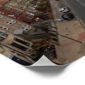 Redcar Beach vanuit de Beacon Poster (Hoek)