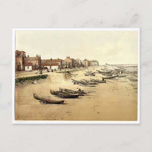 Redcar, de esplanade, Yorkshire, England, Briefkaart (Voorkant)