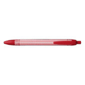 RedCheckered Pen met jouw naam (Achterkant)