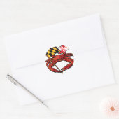 RedCrab_MD_banner.ai Ronde Sticker (Envelop)