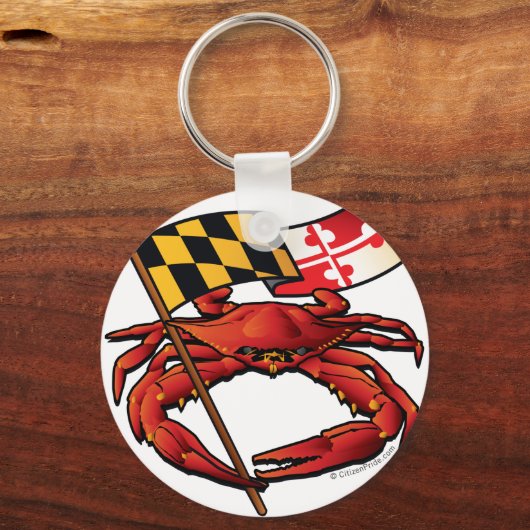 RedCrab_MD_banner.ai Sleutelhanger (Voorkant)