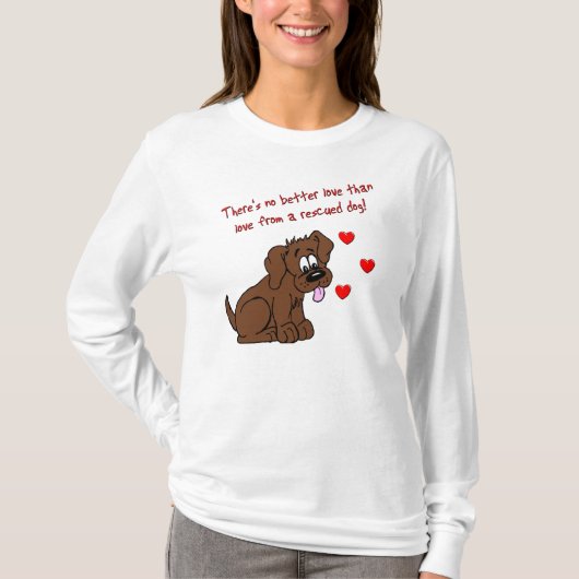 Redcudo Dog Love T-shirt (Voorkant)