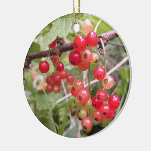 Redcurrant Keramisch Ornament (Links)