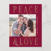 Reddbare kleurenfotovakantie-Briefkaart voor het l Feestdagenkaart (Voorkant)