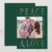 Reddbare kleurentelevisietoewijzing voor het liefh feestdagenkaart (Voorkant / Achterkant)