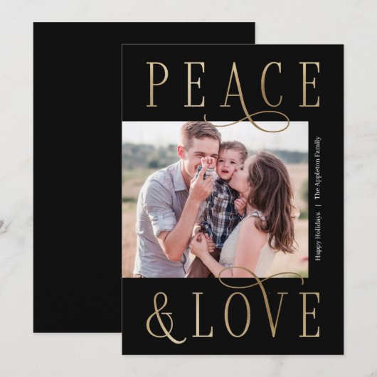 Reddbare kleurentelevisietoewijzing voor het liefh feestdagenkaart (Voorkant / Achterkant)