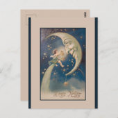 Reddbare nieuwjaarsgroeten briefkaart (Voorkant / Achterkant)