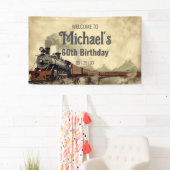 Reddbare rookbrug  stoomtrain spandoek (Insitu)