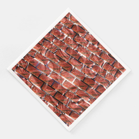 Redde, belletjes op raster of baksteen effect? Met Servet (Hoek)