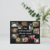 Redde honden briefkaart (Staand voorkant)