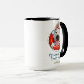 'Redde honden glimlachen meer' MOKKEN! Mok (Voorkant rechts)