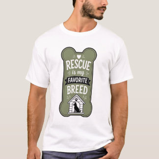 Redden Is Mijn Favoriete Ras | Reddingshond Liefhe T-shirt