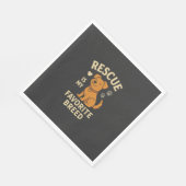 Redden is mijn favoriete ras servet (Hoek)
