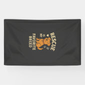 Redden is mijn favoriete ras spandoek (Horizontaal)