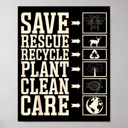 Redden Reddings Recycling Fabriek Schoon Verzorgin Poster (Voorkant)