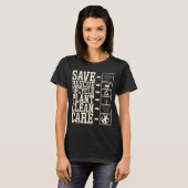 Redden Reddings Recycling Fabriek Schoon Verzorgin T-shirt (Voorkant volledig)