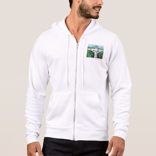 Redder Christelijk John 3:16 Origineel kunstwerk Hoodie (Voorkant)