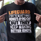 Redder Ik probeer dingen grappig te zeggen T-shirt