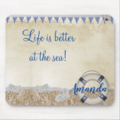 Redder op het zand muismat (Voorkant)