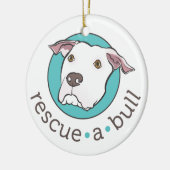 Redding-a-bull versiering keramisch ornament (Links)