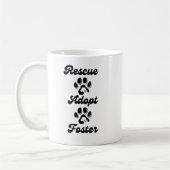 Redding Adopteer Foster - Adopteer een asiel Huisd Koffiemok (Links)