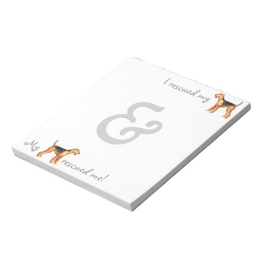 Redding Airedale Notitieblok (Linkerzijde)