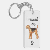 Redding Airedale Sleutelhanger (Voorkant Links)