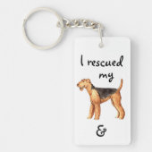 Redding Airedale Sleutelhanger (Voorkant)