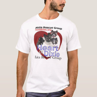 Redding Akita - hart van Dixie T-shirt