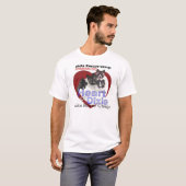 Redding Akita - hart van Dixie T-shirt (Voorkant volledig)