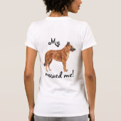 Redding Belgische Laekenois T-shirt (Achterkant)