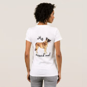 Redding Belgische Malinois T-shirt (Achterkant volledig)