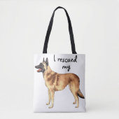 Redding Belgische Malinois Tote Bag (Voorkant)