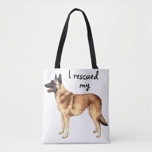 Redding Belgische Malinois Tote Bag (Voorkant)