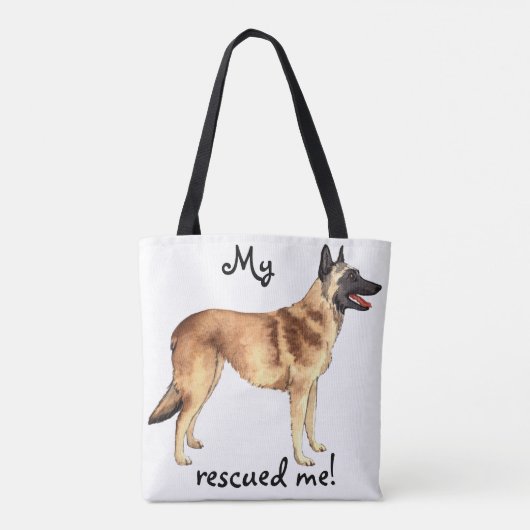 Redding Belgische Malinois Tote Bag (Achterkant)
