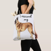 Redding Belgische Malinois Tote Bag (Dichtbij)