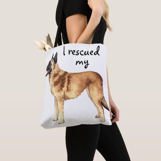 Redding Belgische Malinois Tote Bag (Dichtbij)