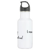 Redding Belgische Malinois Waterfles (Achterkant)