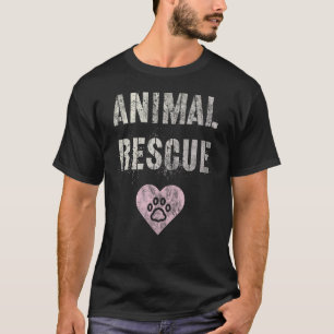 Redding bij dieren Goedkeuring Wilde katten Dogs A T-shirt