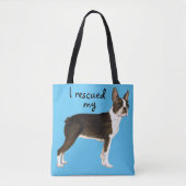 Redding Boston Terrier Canvas tas (Voorkant)